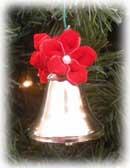 Bell with velvet flower