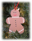 Painted Wooden Gingerbread Man